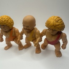 1987 Playskool Definitely Dinosaurs Cavemen - Set of 3