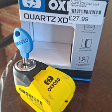 Oxford Quartz Xd6 Disc Lock Yellow