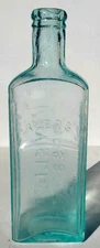 AYER'S CHERRY PECTORAL MEDICINE BOTTLE LOWELL MASSACHUSETTS