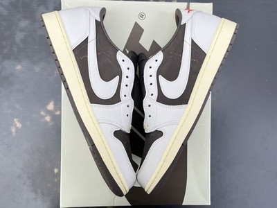 Jordan 1 Retro Low OG SP TS Reverse Mocha Men's DM7866- 162 SIZE 12 US