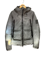 OutHere Winterjacke Herren XL – Daunenjacke Grau – Kapuze – Nylon – NEUWERTIG