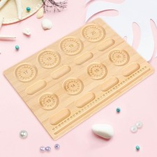 Tavole di perline per la creazione di gioielli Tavole perline in legno per