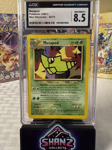 Metapod (1st Edition) graded CGC 8.5 for sale on eBay