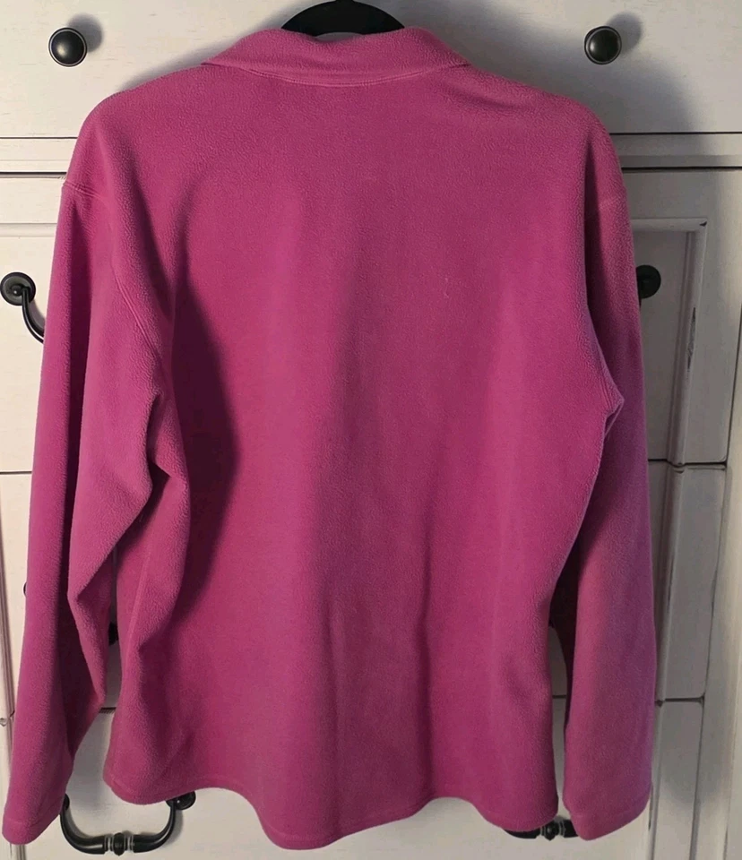 Eastern Mountain Sports EMS 1/4 zip Fleece Top Women M Green Hike Trail Pullover - Image 2 of 4