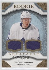 2020 Upper Deck Artifacts Rookies Material Gold 228/599 Egor Korshkov #168 0y3