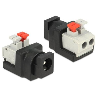 Delock Adapter DC 5,5 x 2,1 mm Buchse > Terminalblock # 65524