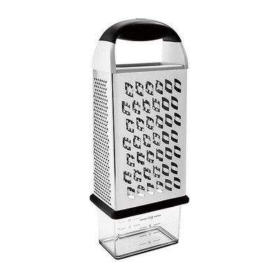OXO Good Grips Etched Box Grater with Removable Zester Ideal for Grating Cheese