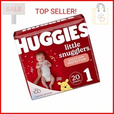 Soft Baby Diapers Size 1, 20 Pack