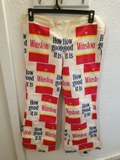 Vintage 60s 70s Winston Fancy Pants Bell Bottom Rare Pop Art Cigarettes Tobacco