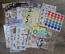 VTG  NEW Lot of 26 Packs  Stickers Handmade Dimensional Hallmark Scrapbooking