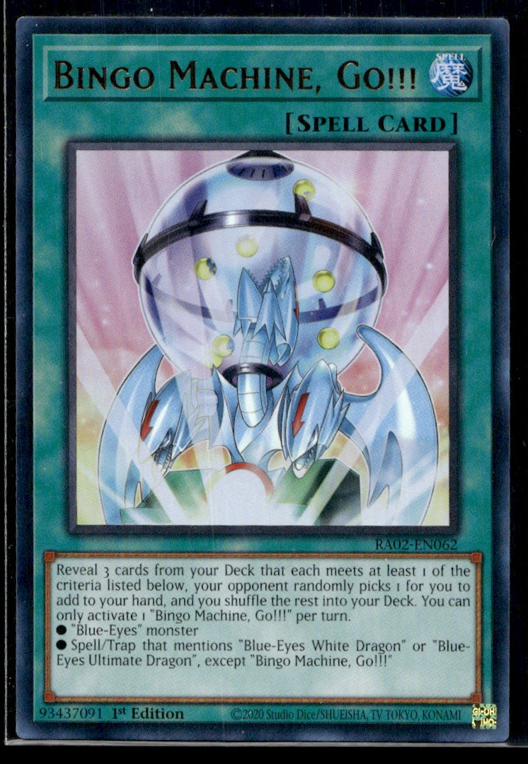 Bingo Machine, Go!!! (UR) - RA02-EN062 - 1st Edition - YuGiOh