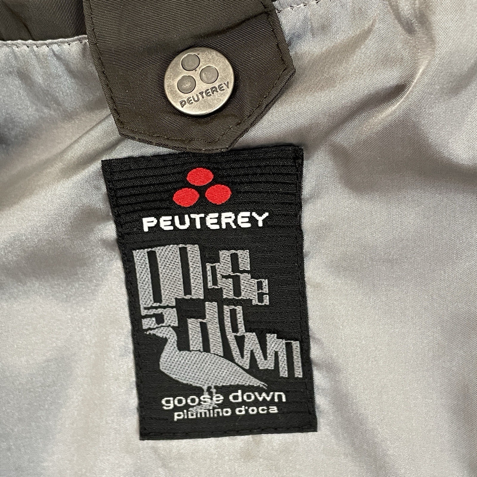 Peuterey Hurricane Goose Down Gray Jacket Parka H… - image 6