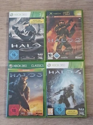 Halo Reihe 1-4 Xbox & Xbox360 Bundle