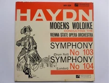 Mogens Woldike Haydn Symphony Nos 103 & 104 LP Top Rank BUY039 EX/VG 1960