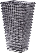 Crystal Vase, Large Crystal Vase, Large Vase, Modern Black Vase,