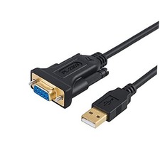 USB to RS232 Adapter with 6.6ft USB 2.0 Male to RS232 6.6 ft PL2303 Chipset