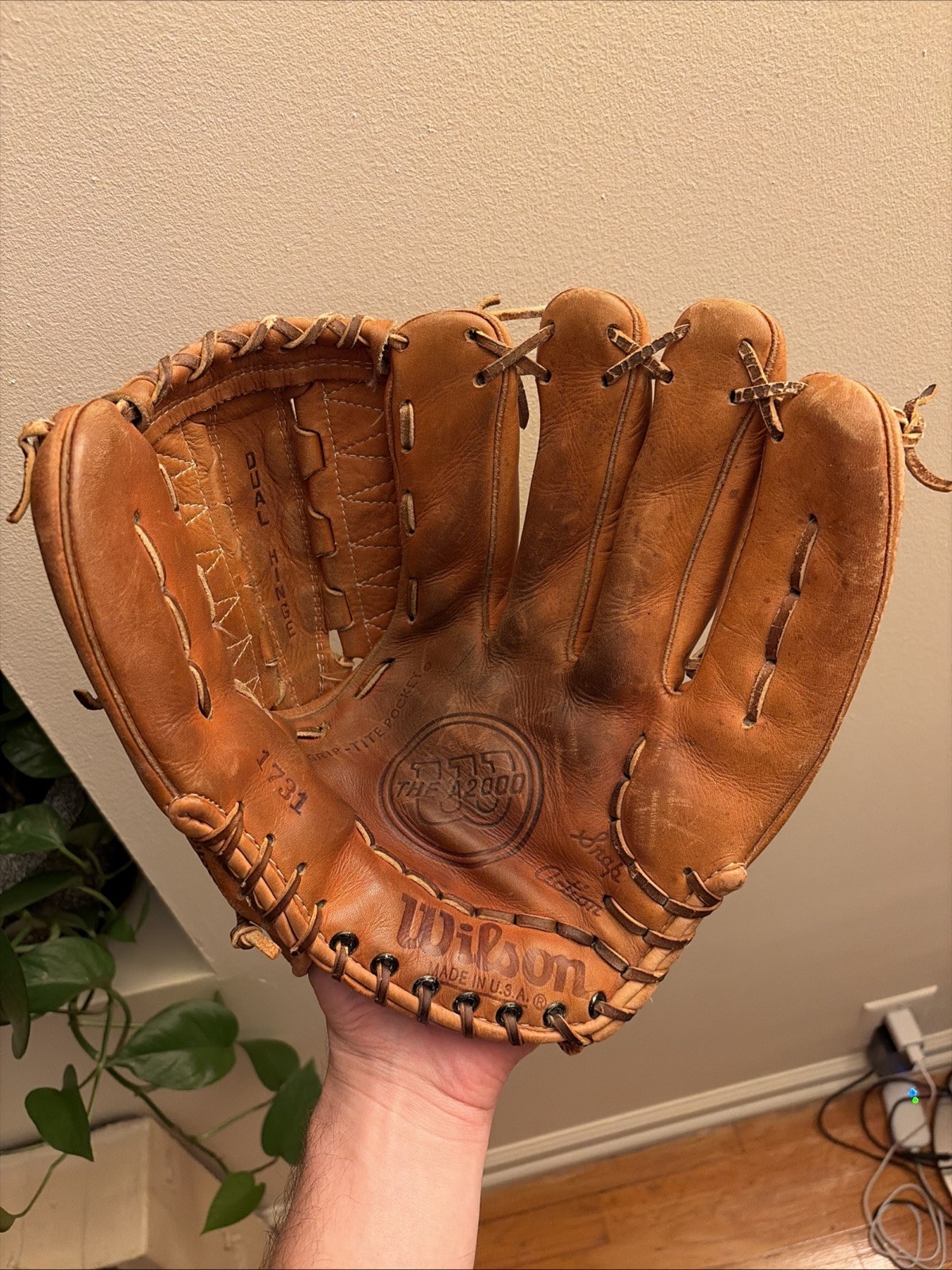 John Wathan Game Used Wilson A2000 1731 Pro Issue 