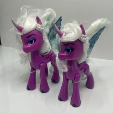 My Little Pony Opaline Arcana Wing Surprise Fashion Figure Toy Lot Of 2 MLP
