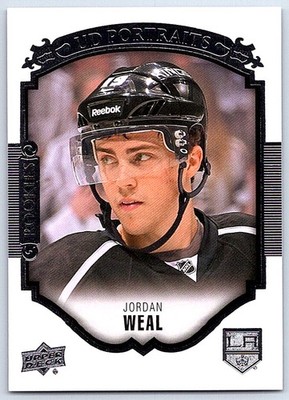 2015-16 Upper Deck UD Portraits Jordan Weal Rookie Los Angeles Kings #P-93