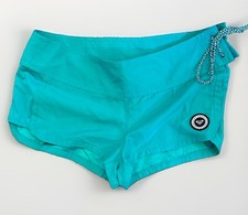 Roxy Y2K Hi-Tide Boardshorts Green Teal Side ...