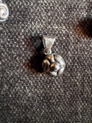 Y2K Zina Of Beverly Hills Sterling Pendant And Matching Earrings