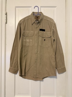 Men Madison Creek Outfitters Button Up Hunting Shooting Shirt Long Sleeve Medium
