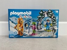 Scuola sci sport invernali set con personaggi, nuovo, confezione originale