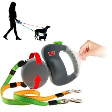 - 2025 Edition - 2 Dog Retractable Leash   Featuring Our Incredible Silicone ...