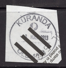 -2 MAY 2013 KURANDA QLD 4881 complete circular postmark