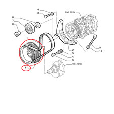 Poulies diverses Fiat MAREA