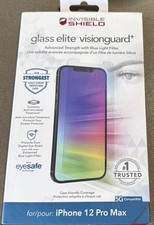 INVISIBLE SHIELD Glass Elite Visionguard iPhone 12 Pro Max Screen Protector