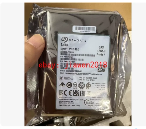 Seagate Nytro 3532 6.4TB SAS 12Gb/s 2.5in ENT SSD XS6400LE70084