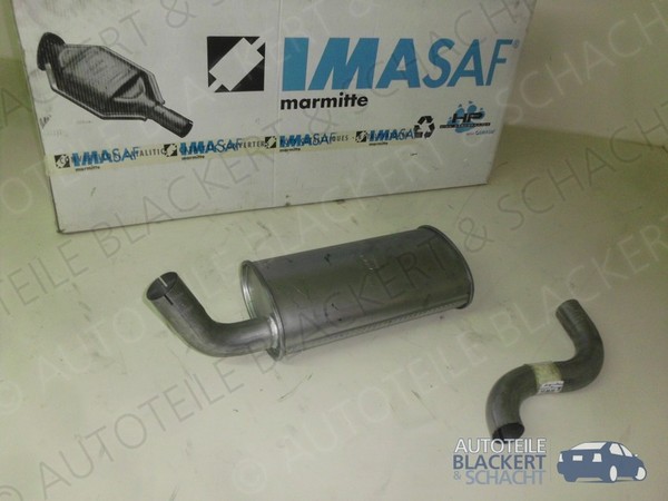 Imasaf Auspuffset für Volvo 740 2.0 Turbo 16V Kat 1988-1990 | Endtopf+Endrohr-image