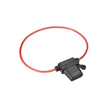 In-line 18AWG Waterproof Fuse Holder Black for ATC/ATO Fuse