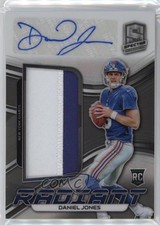 2019 Panini Spectra Radiant Rookie Signatures /35 Daniel Jones Patch Auto e7o