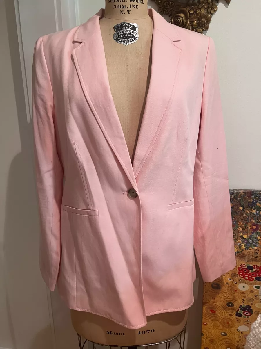 Ann taylor deals pink blazer