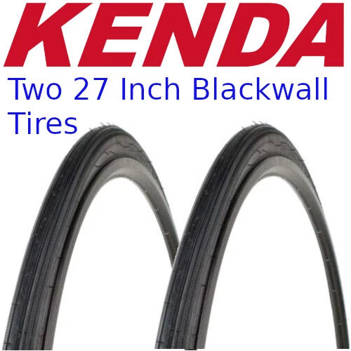 2 PACK CLASSIC KENDA Black wall 27 x 1 1 4