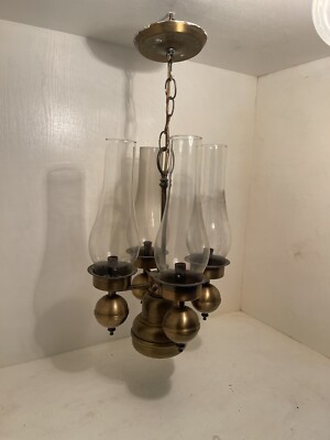 Vintage Underwriters Laboratories Inc Chandelier Light Fixture
