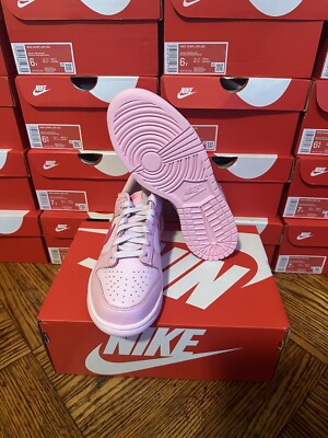 Nike Dunk Low Triple Pink Size 5.5Y - 7Y — DH9765 600 | eBay