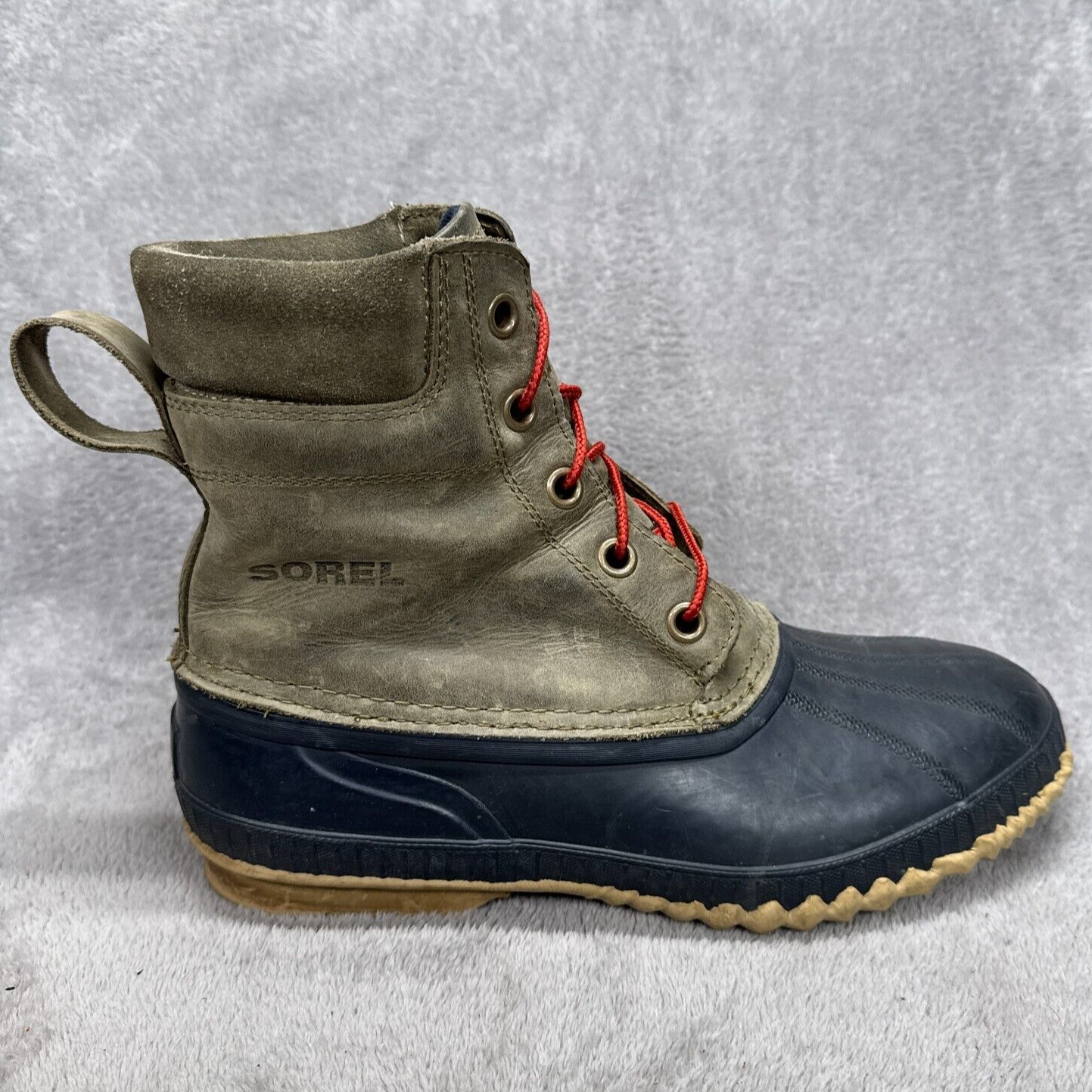 KEEN Stivali Sorel Cheyanne pizzo anatra uomo 11 marrone medio impermeabili neve