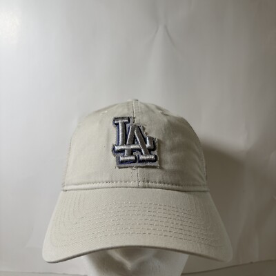 New Era 9TWENTY Los Angeles Dodgers Off White MLB Snapback Hat NEW