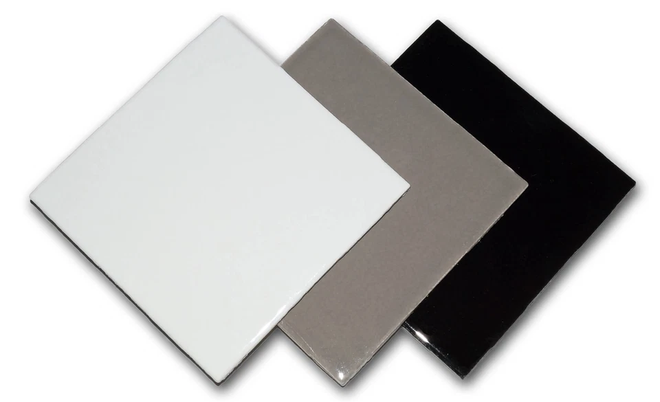 MOSAIK-SHOP.COM - MOSAIKSTEINE Mosaikfliese 10x10cm x 4mm, grau mix