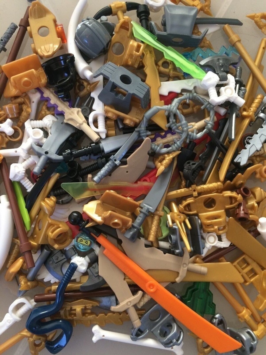 LEGO X30 NINJAGO WEAPONS & WEARABLES MINIFIGURE ACCESSORIES - MIX