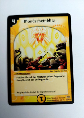 DUEL MASTERS DM 01, MONDSCHEINBLITZ 14/110 ,  UNCOMMON, DEUTSCH, EX