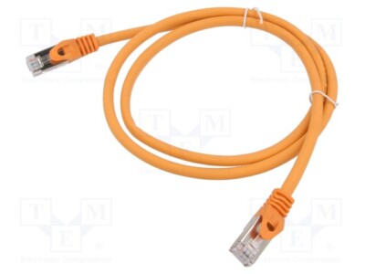 1 piece, Patch cord PP6A-LSZHCU-O-0.5M /E2DE