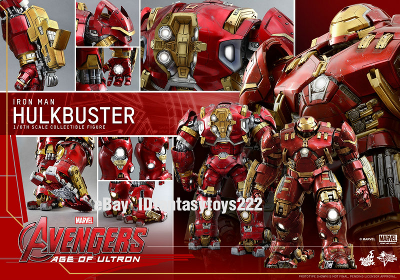 Hot Toys 1/6 Scale MMS285 Hulkbuster MK44 Action Figure Toy