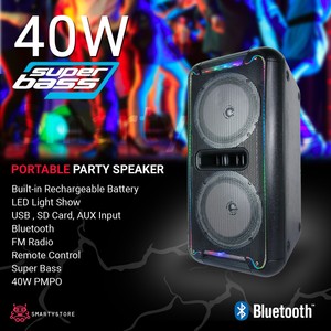 laser portable gtk party speaker