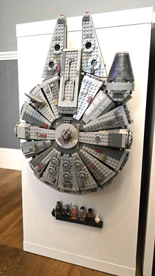 Lego Star Wars Millennium Falcon (75105 & 7965) Wall Display Bracket - 3D Print