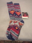 SUPERMAN DC Comics Sweater Long Tube Casual Single Pair Tall Socks Sock — photo 1