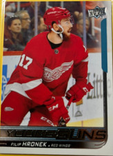 FILIP HRONEK #214...2018/19  UPPER DECK UPDATE HOCKEY....ROOKIE 